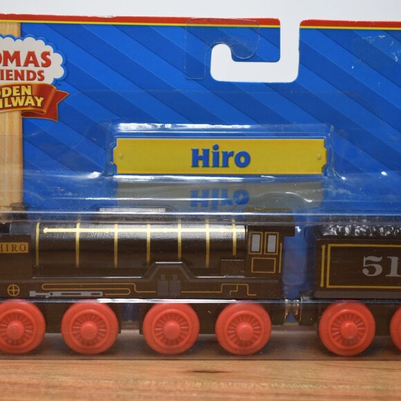 Hiro 51 and Tender Learning Curve Real Wood Thomas & Friends Engine Trains New - Picture 4 of 11